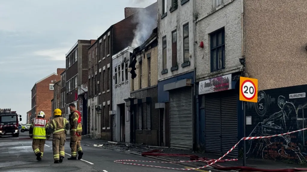 Sunderland Blaze: Emergency Services Tackle City Center Garage Fire